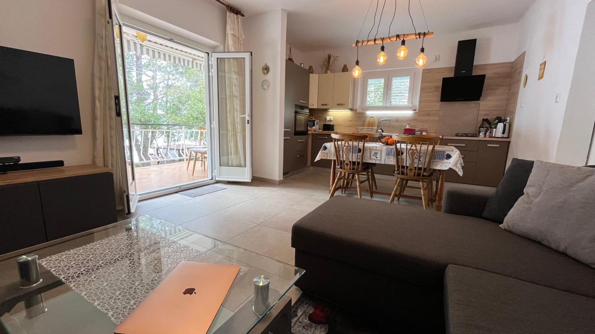 Sidus Maris, Spacious Seaside Apartment With Free Parking Мартиншчіца Екстер'єр фото